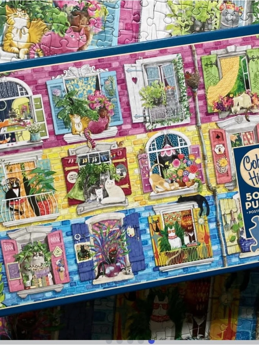 Cobble Hill Living with Catitude 500pc - Picture 3 of 4